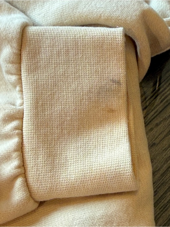 Marine Layer Enya Puff Sleeve Sweatshirt Beige Crewneck Cotton S 25229 - Picture 14 of 15